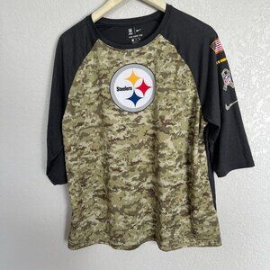 NFL Steelers Dri Fit Performance Shirt Military Service